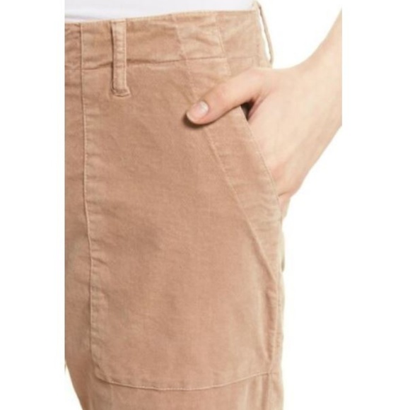 SOLD Joie Textured Painter Crop Cotton Pant Blush - Picture 5 of 6